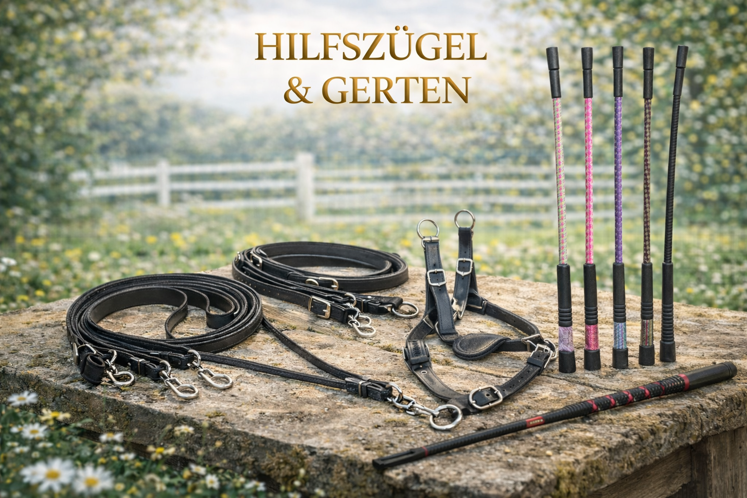 Hilfszügel & Gerten