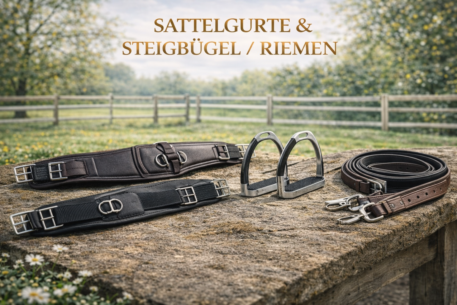 Sattelgurte & Steigbügel