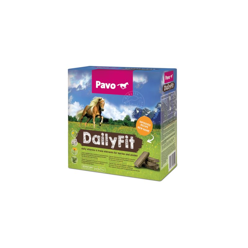 Pavo DailyFit 13 kg Vitaminbriketts für Pferde & Ponys