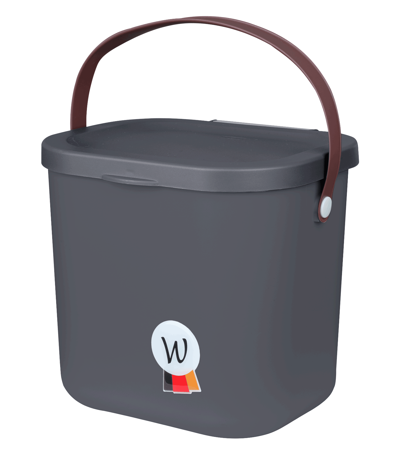 Multibag ECO mit Deckel 6 Liter , versch. Farben (Waldhausen)