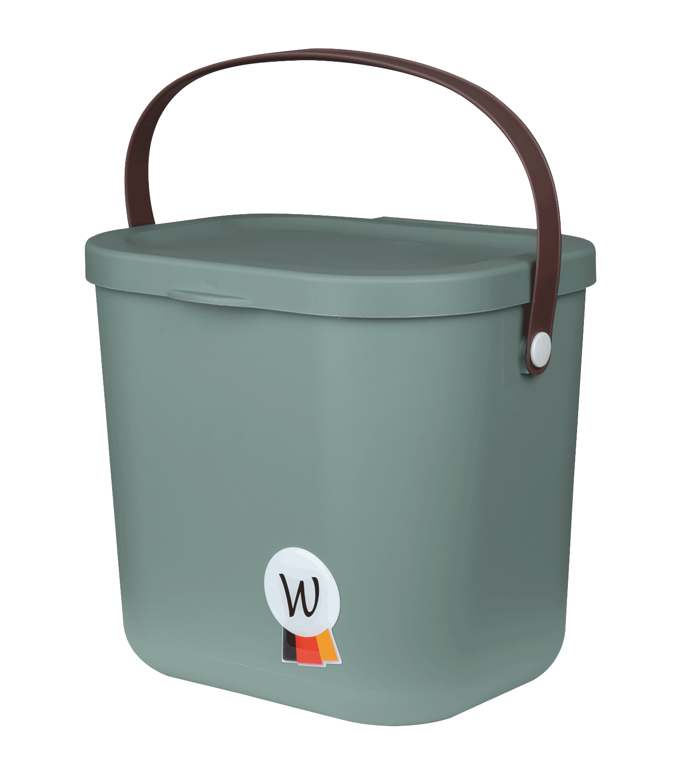 Multibag ECO mit Deckel 6 Liter , versch. Farben (Waldhausen)