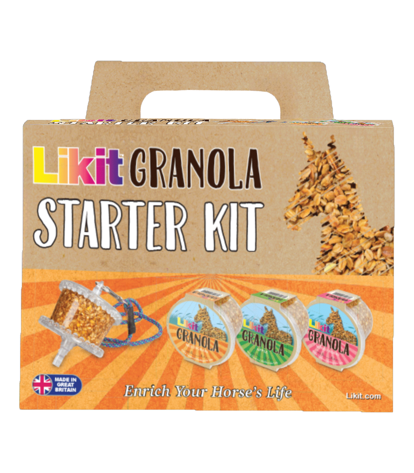 Likit Müsli Starterpackung  - Granola - Stallbeschäftigung