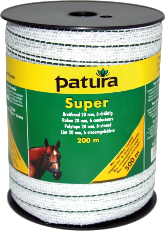 Patura Super Breitband 20mm - Rolle 200m