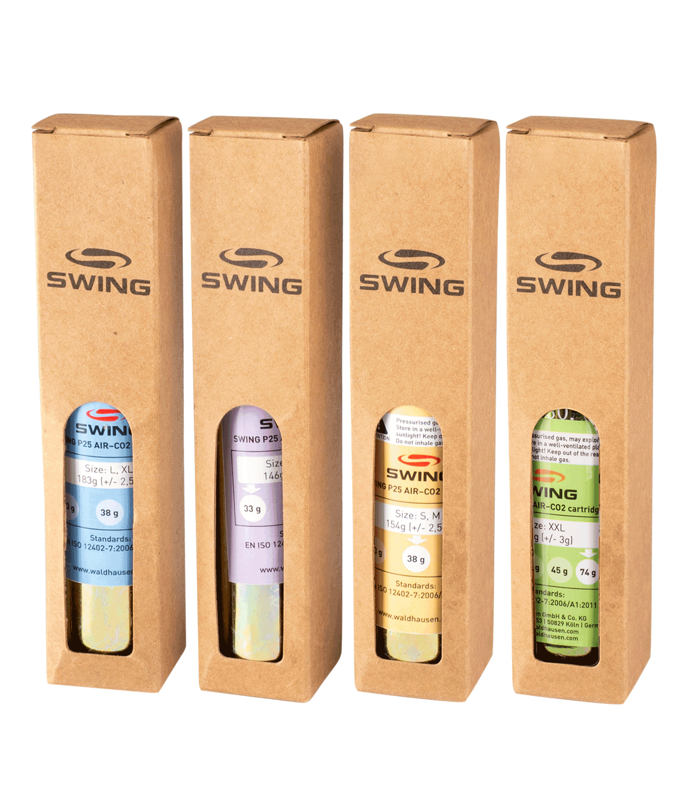 Ersatzkartusche Co2  für Swing P25 Air