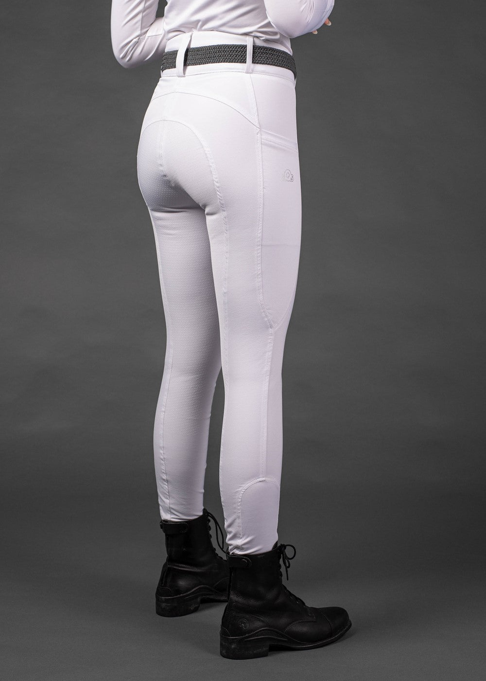 Reithose EQS Full Grip - weiss- Turnierreithose Turnier