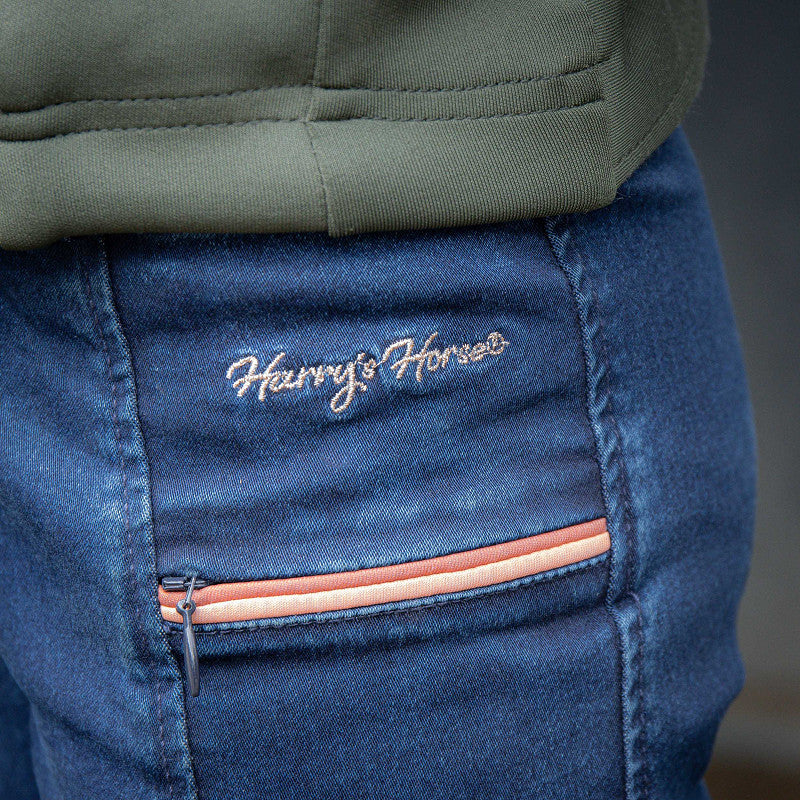Reithose Equitights LouLou Denim Full Grip