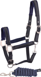 Halfterset Satin, Halfter mit Strick