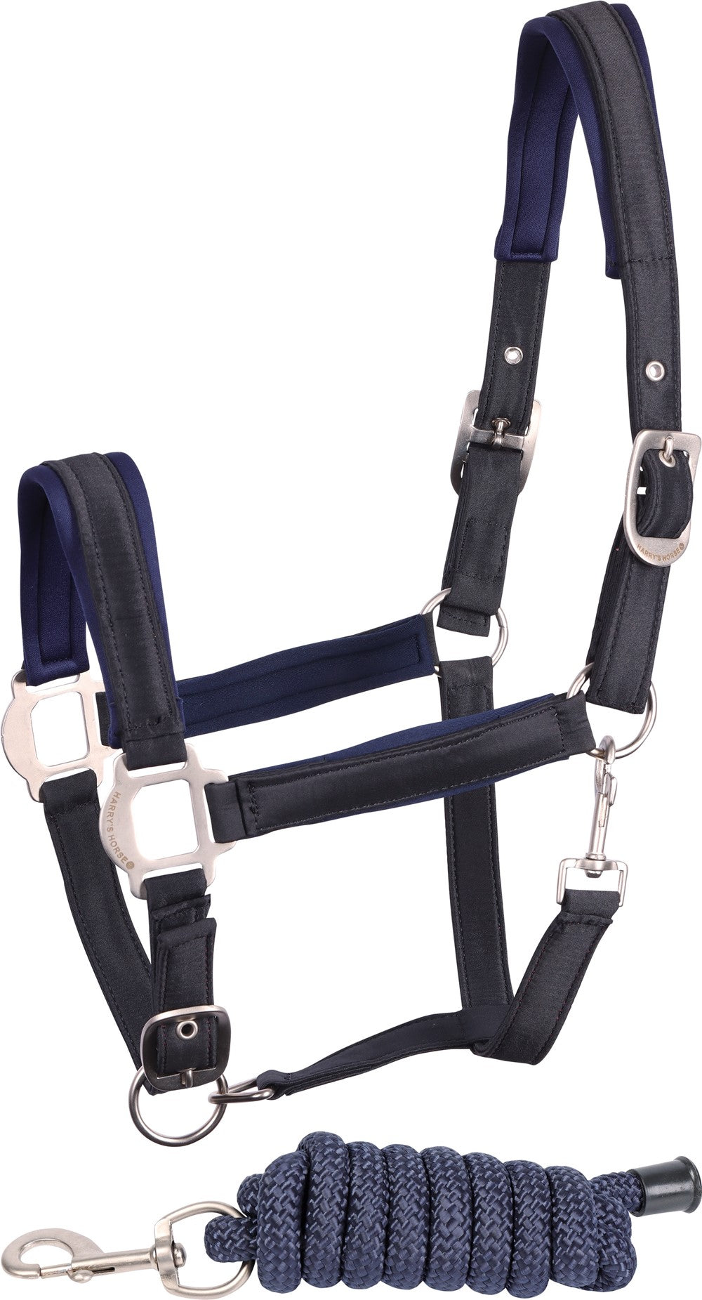 Halfterset Satin, Halfter mit Strick