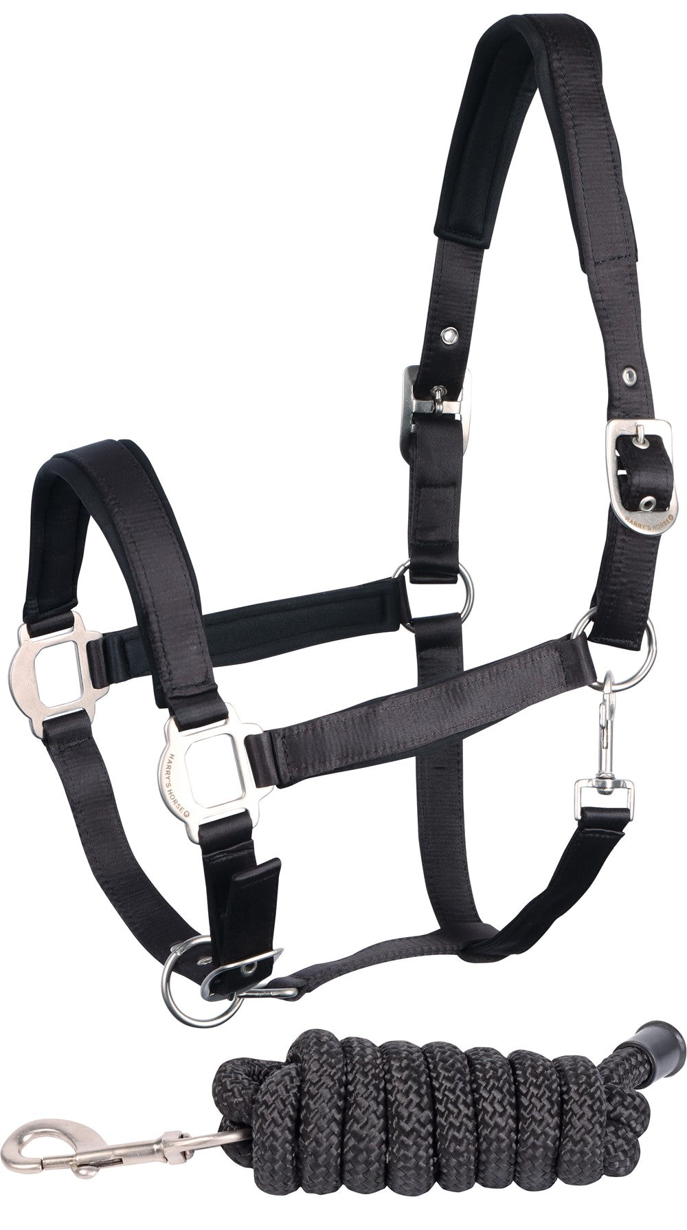Halfterset Satin, Halfter mit Strick