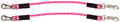 Anbindestrick elastisch Panikhaken Farbe Fuchsia o Orange