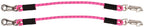 Anbindestrick elastisch Panikhaken Farbe Fuchsia o Orange