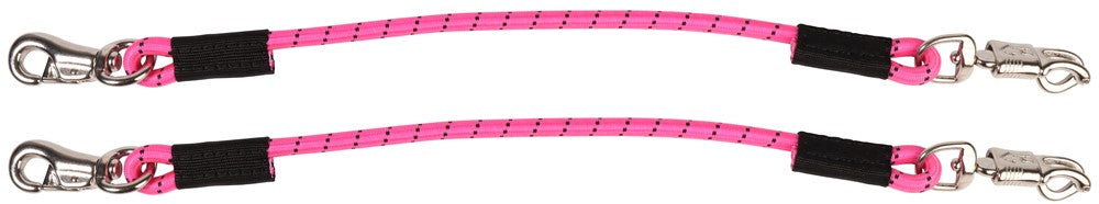 Anbindestrick elastisch Panikhaken Farbe Fuchsia o Orange
