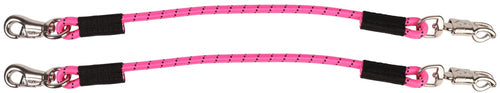 Anbindestrick elastisch Panikhaken Farbe Fuchsia o Orange