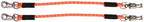 Anbindestrick elastisch Panikhaken Farbe Fuchsia o Orange