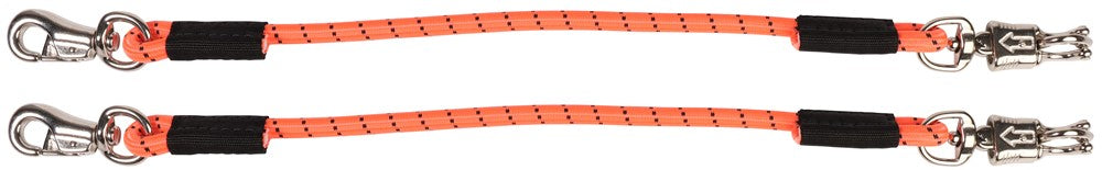 Anbindestrick elastisch Panikhaken Farbe Fuchsia o Orange