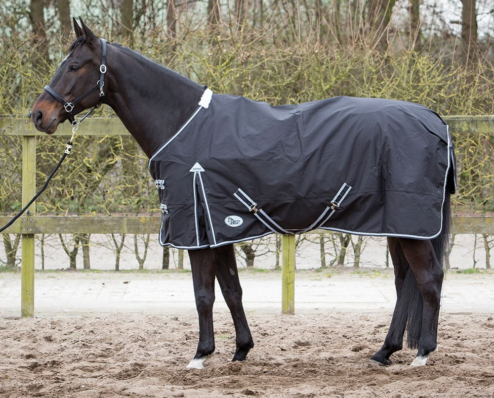 Pferde Regendecke 0 gr., Outdoor Fleecefutter 600 Denier Ripstop Thor