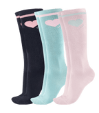 3 er Pack Reitsocken Glitter für Kinder