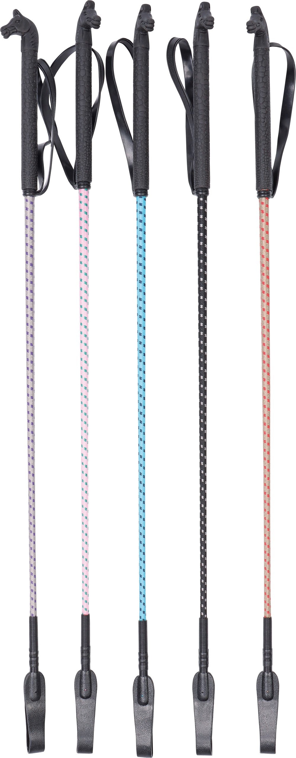 Reitgerte Pferdekopf TwoTone 70cm
