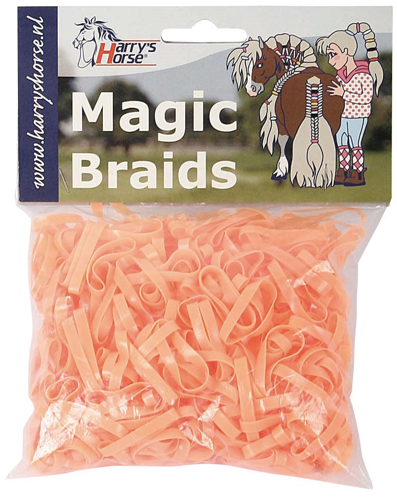 Mähnengummis Magic Braids, verschiedene Farben, Putzzeug & Zubehör