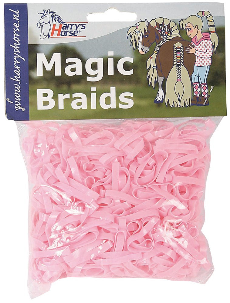 Mähnengummis Magic Braids, verschiedene Farben, Putzzeug & Zubehör