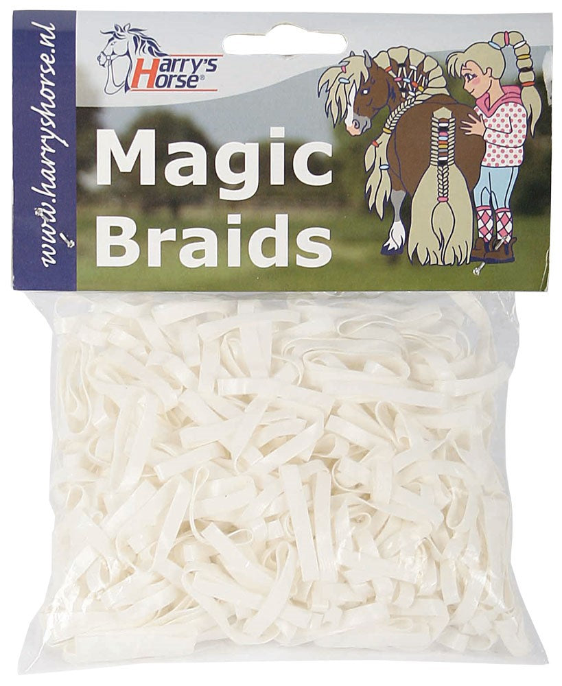 Mähnengummis Magic Braids, verschiedene Farben, Putzzeug & Zubehör