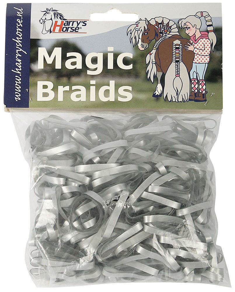 Mähnengummis Magic Braids, verschiedene Farben, Putzzeug & Zubehör