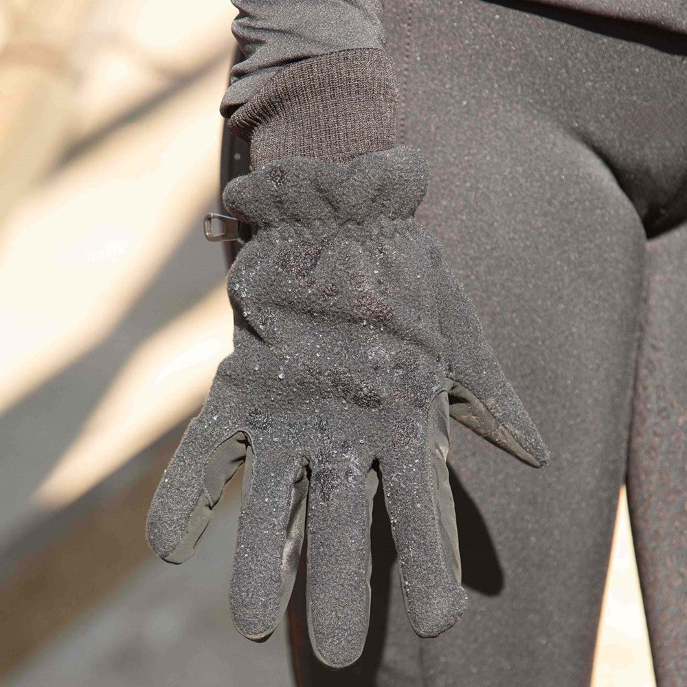 Fleece Handschuhe, wasserfest, schwarz, Handschuhe