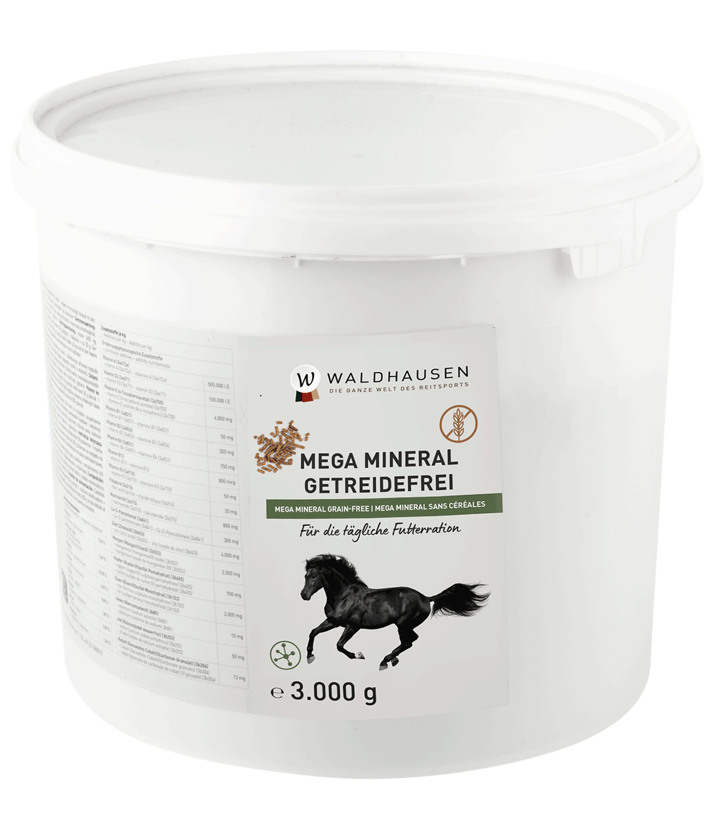Mega Mineral Getreidefrei - Für die tägliche Futterration, 3kg