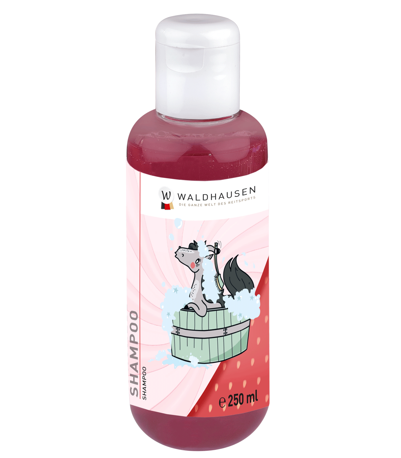 Pferde & Ponyshampoo Kids version mit Erdbeerduft 250ml