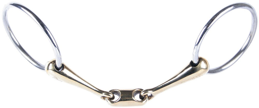 Wassertrense doppelt gebrochen Gold Brass 20mm