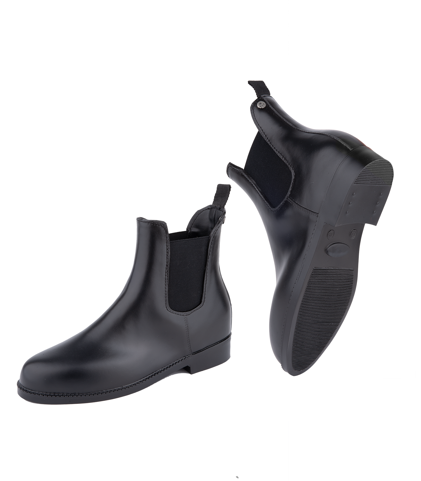 Jodhpurstiefelette Chelsea, schwarz
