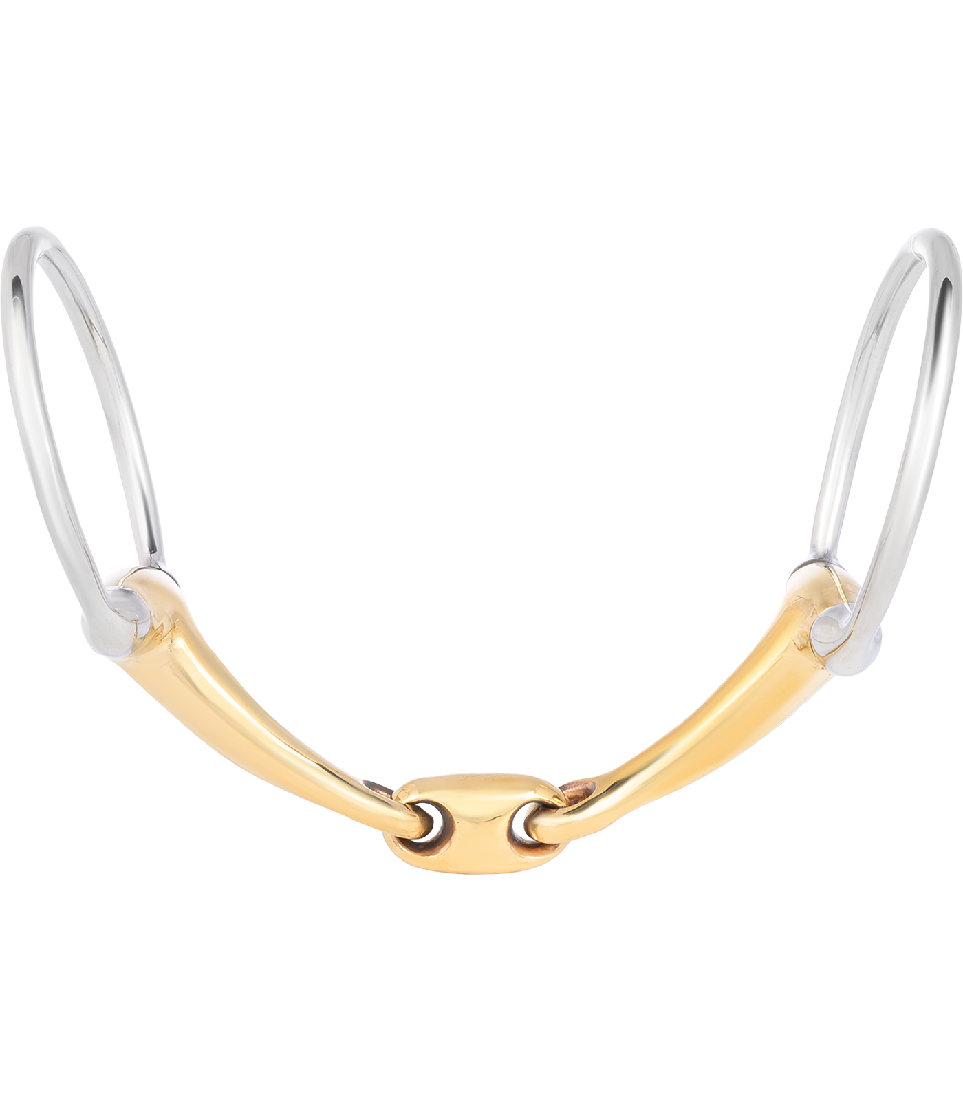 Cyprium Olivenkopfgebiss, doppelt gebr, R:7cm, S:16mm,