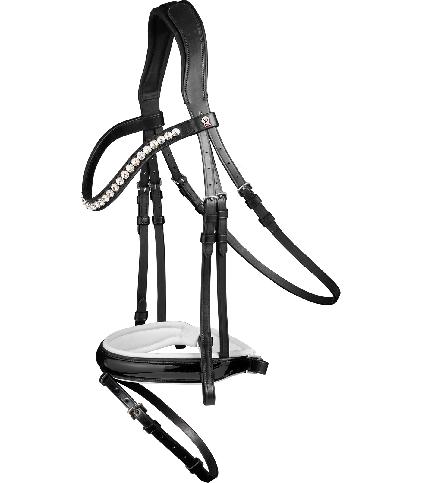 Waldhausen X-Line Trensenzaum Evermore weiss unterlegt