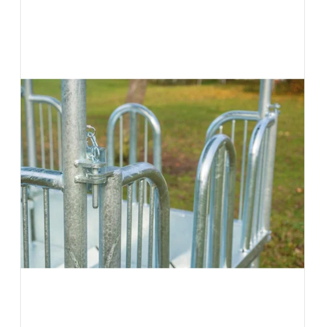 Compact-Viereckraufe, mit Sicherheits-Palisadenfressgittern, ohne Oberlenkerrohr